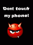pic for dont touch my phone